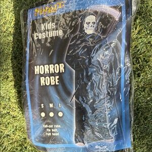 Spirit Kids Horror Robe Costume - Black and White